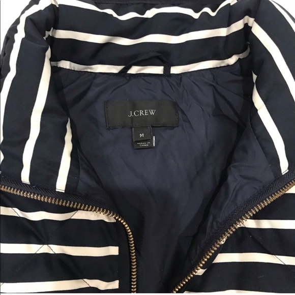 J Crew navy striped excursion vest  BN w/ tags - Picture 3 of 3